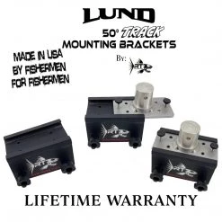 RodTrees.com Lund SportTrak 50⁰ Track Top Mounting Bracket Set Mounting Brackets